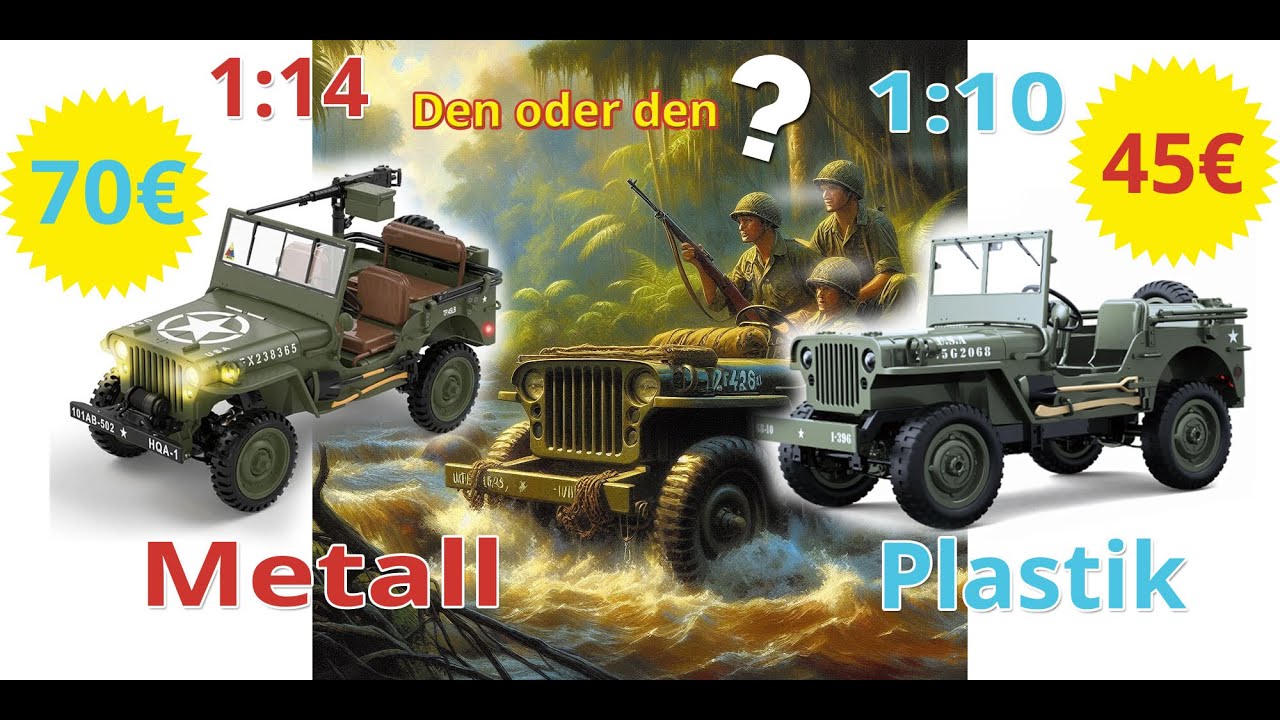 Zwei RC Willys Jeeps von Banggood im Vergleich 🛞doch einer überrascht mich völlig!