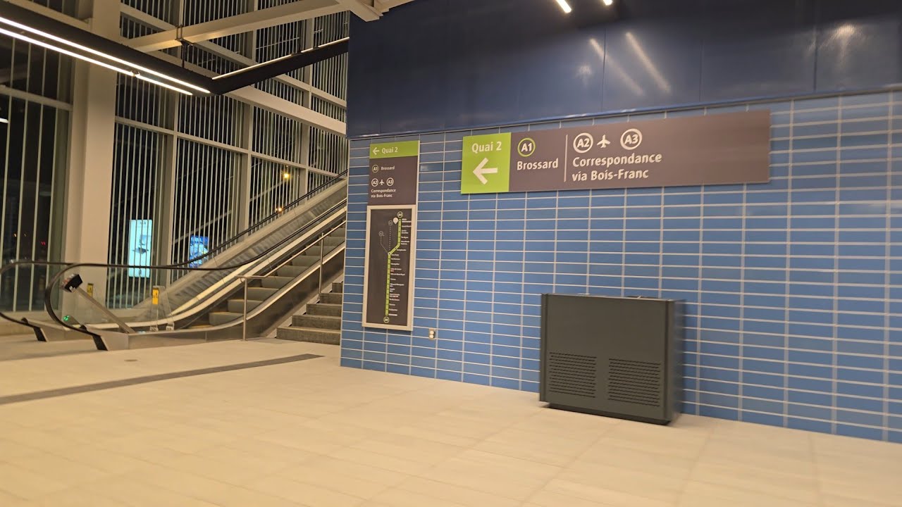 🚉 REM: Deux-Montagnes Station walkthrough - REM station tours video 1
