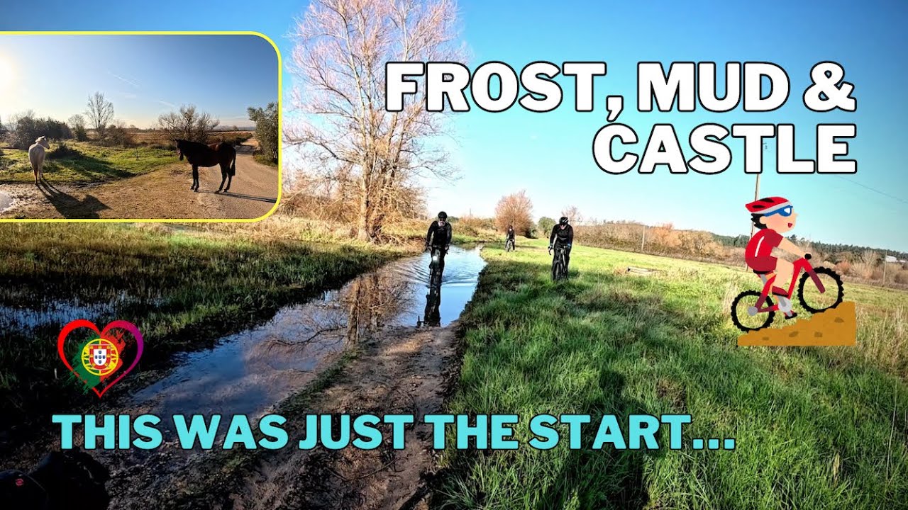 Frozen Morning Gravel Ride to Penela Castle 🚴‍♂️❄️ | Stage 1 🇵🇹