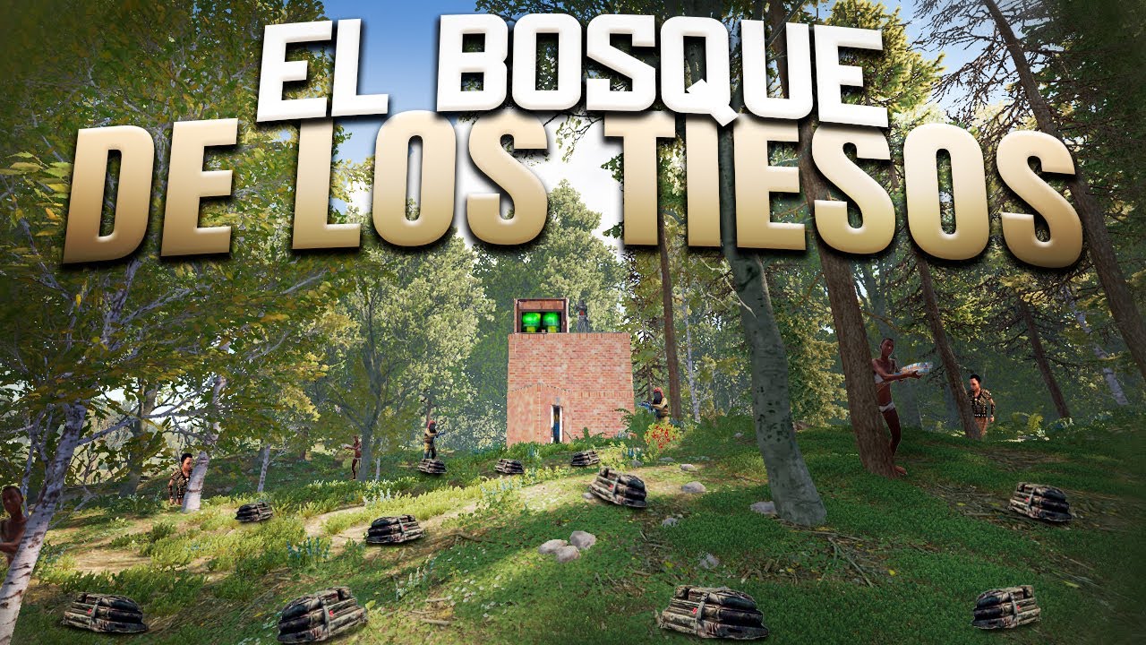 BOSQUE lleno de TIESOS | Gameplay Rust Español