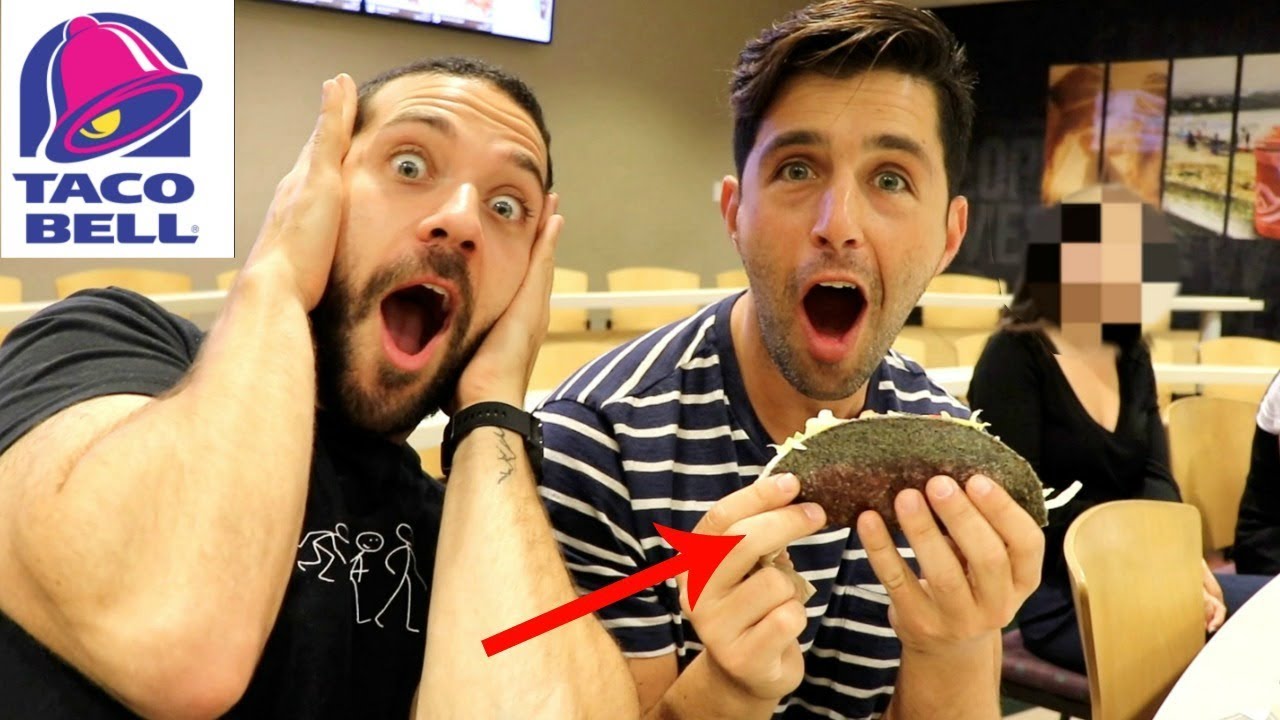 TRYING SECRET MENU ITEMS AT TACO BELL HEADQUARTERS!