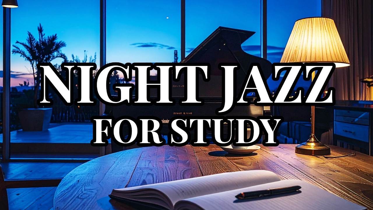 Night Sakura Jazz – Vol.175 | Night Jazz for Study & Work | 1H Relaxing Piano Background Music