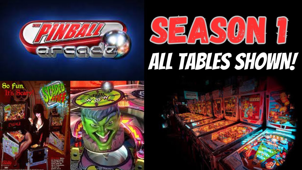 Pinball Arcade PS4 | All Tables Shown |  Season 1 |Very Fun! #pinball #ps4 #arcade