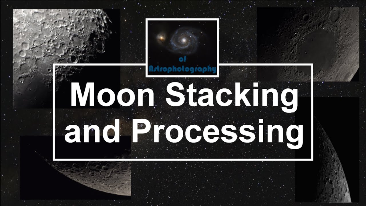 How to stack and process moon images with Autostakkert and RegiStax | 4K