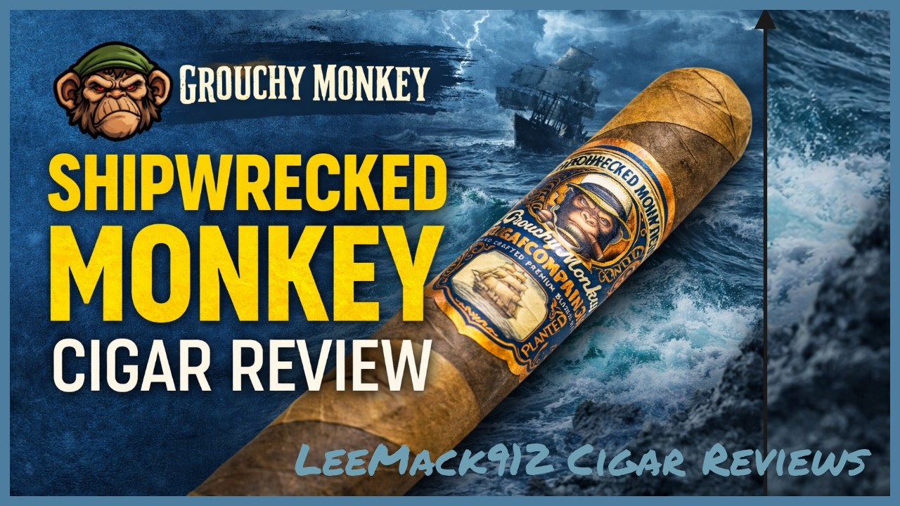 Small Brand, BIG Flavor? Shipwrecked Monkey Cigar Review | @leemack912cigarlife | Seas 12 | Ep 16