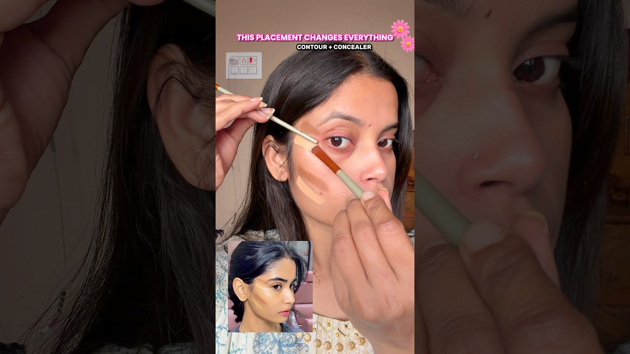 Cheeks lifted contour hack😍