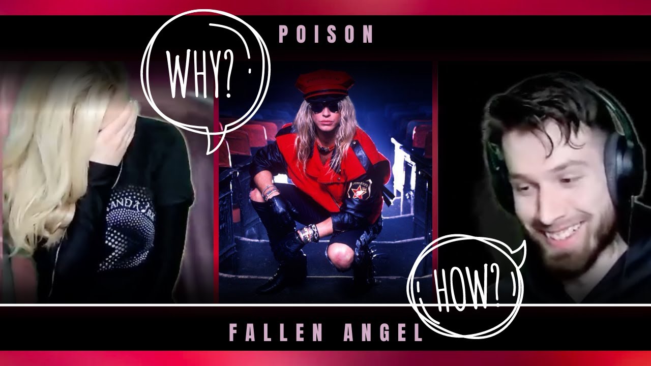 These Poison music videos are something else... Fallen Angel REACTION