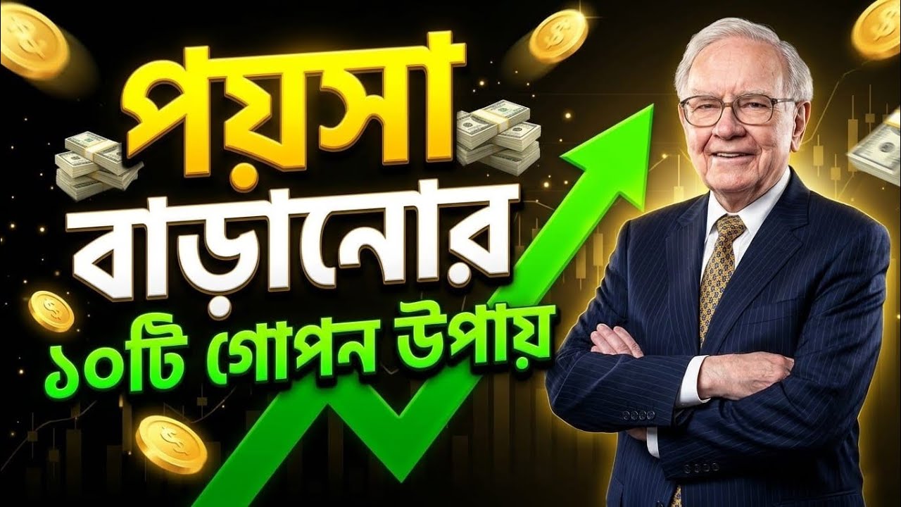 পয়সা বাড়ানোর ১০টি গোপন উপায় | ধনী হওয়ার বাস্তব নিয়ম