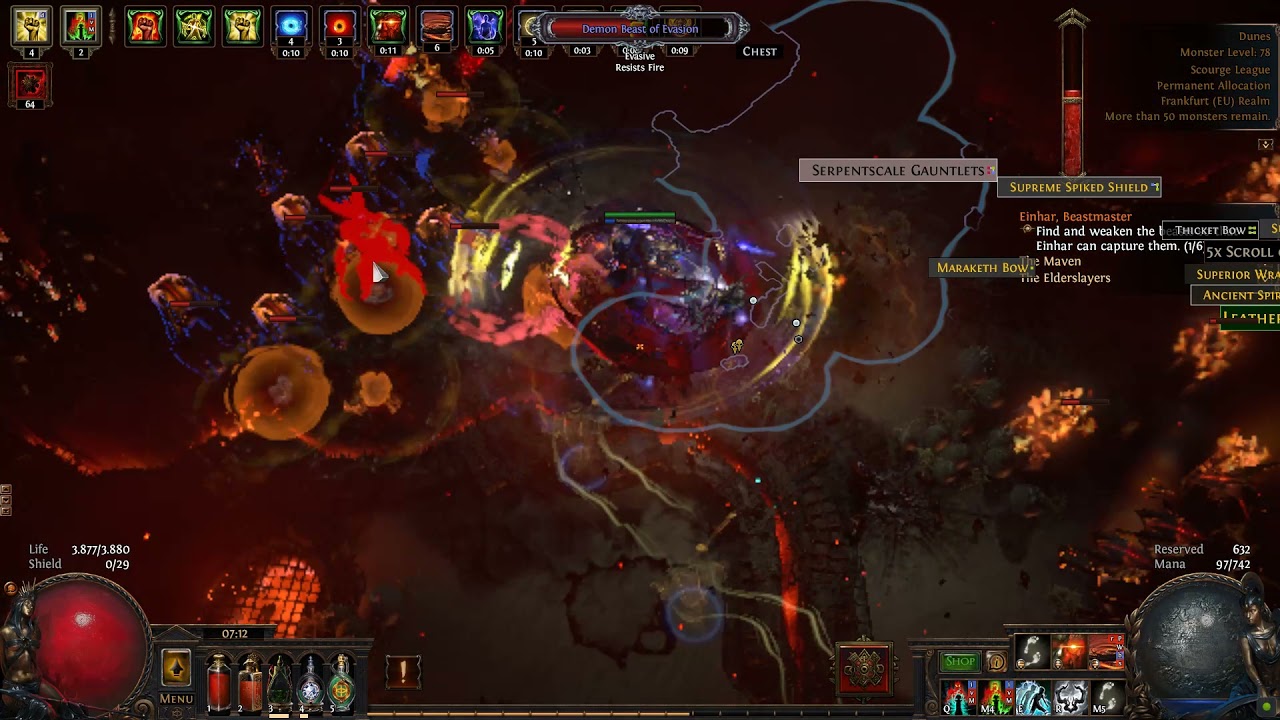 Path of Exile 3.16 Cyclone full fire conversion + crit (mathils)