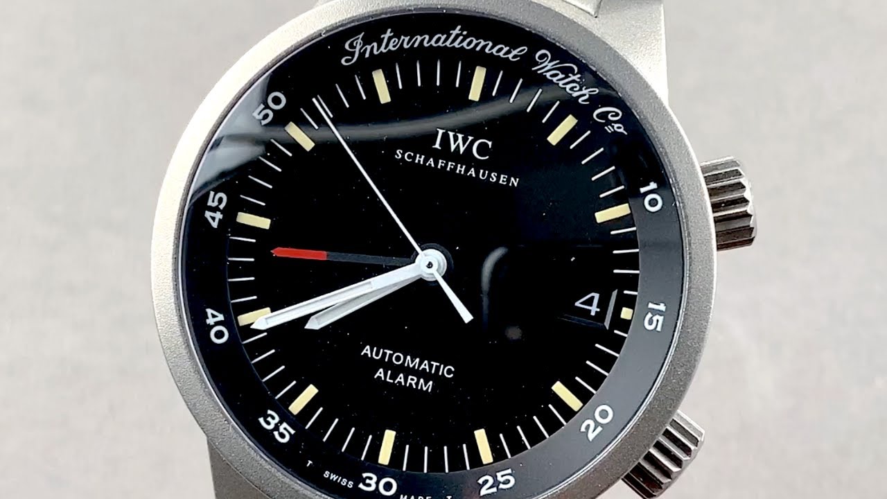 IWC GST Alarm IW3537-01 IWC Watch Review