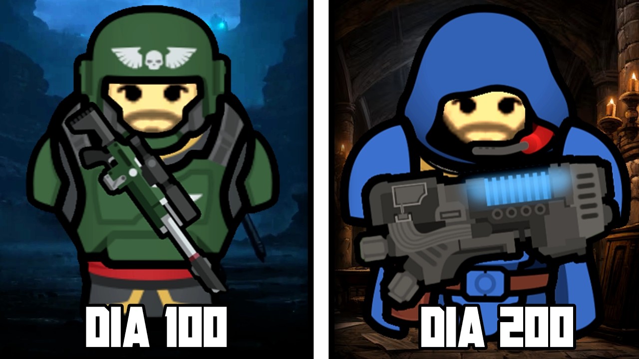 SOBREVIVI 200 DIAS EN RIM-HAMMER 40K | RIMWORLD x WARHAMMER 40K