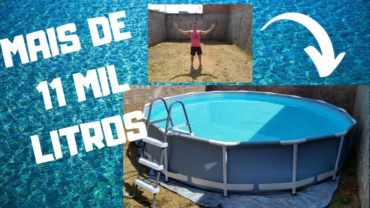 Piscina de Armação GIGANTE - INTEX 11.325 LITROS
