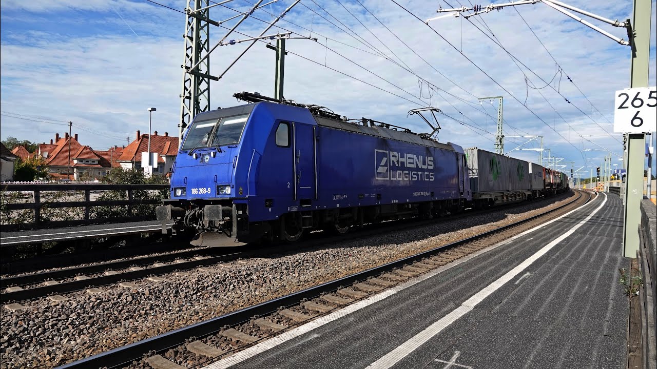 Haltingen - Zugverkehr im Oktober 2022