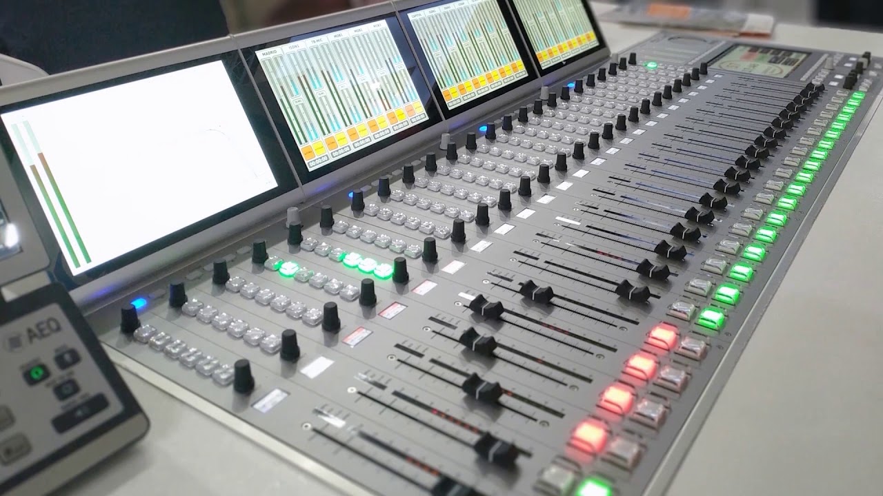 Consola digital de audio AEQ Atrium en IBC 2019