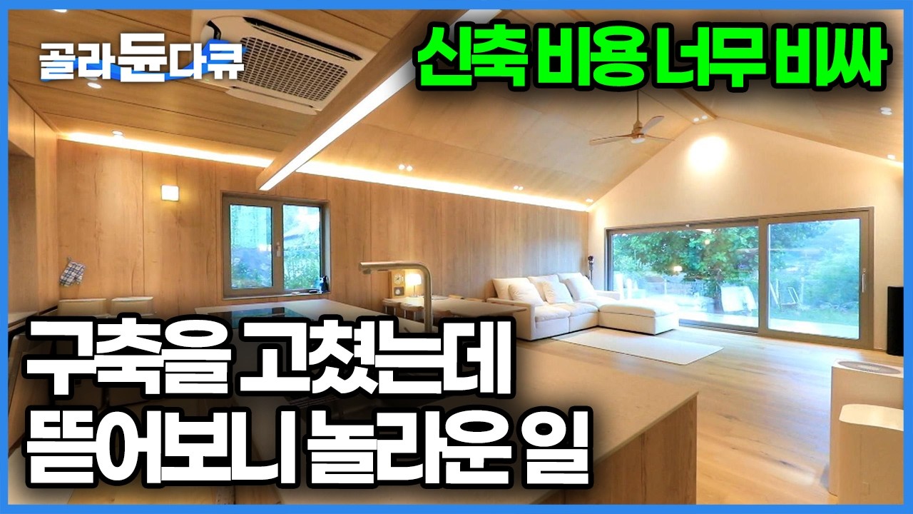 한적한 마을, 200평 마당 넓은 집을 사버렸다. 밀고 새로 지을 돈은 없어 딱 1억 투자한 집｜건축탐구 집｜#골라듄다큐
