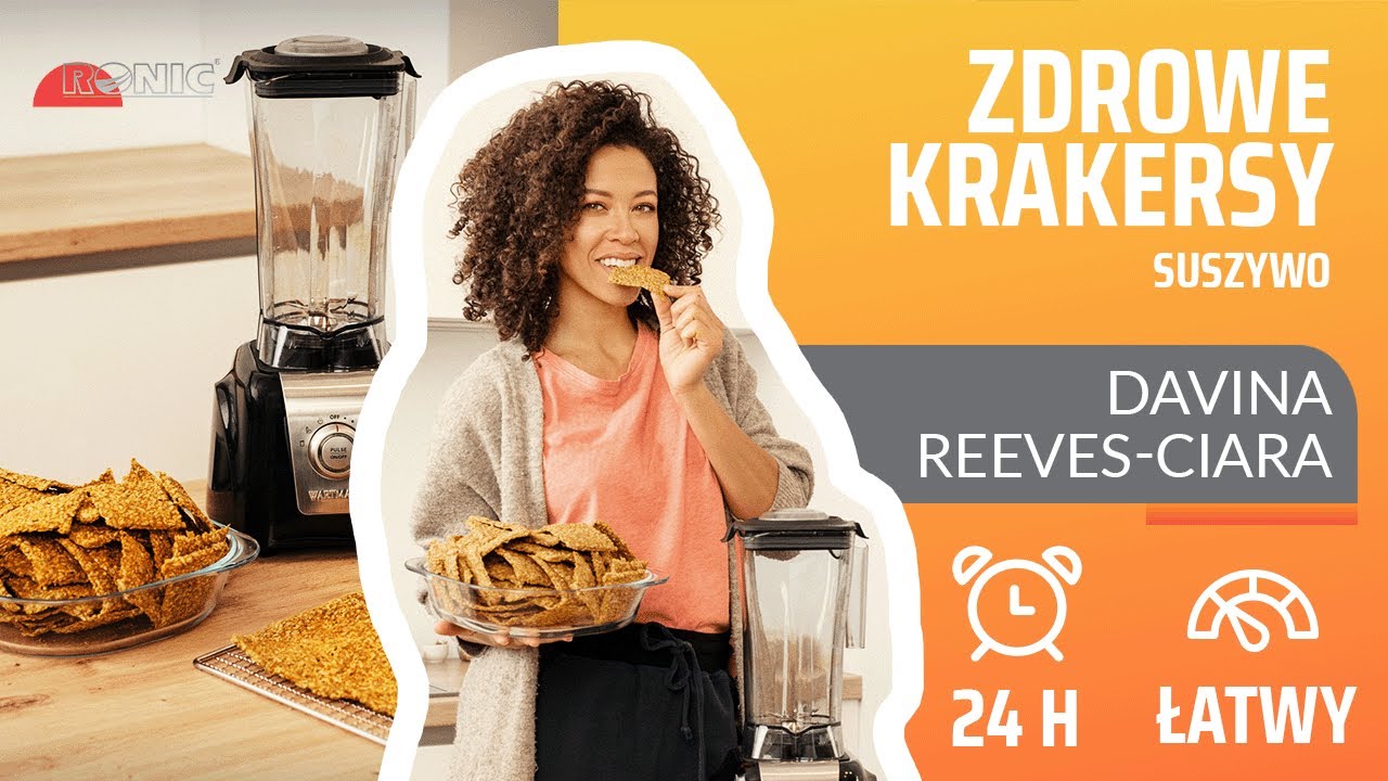 Zdrowe krakersy - Terapeutyczna Kuchnia Daviny