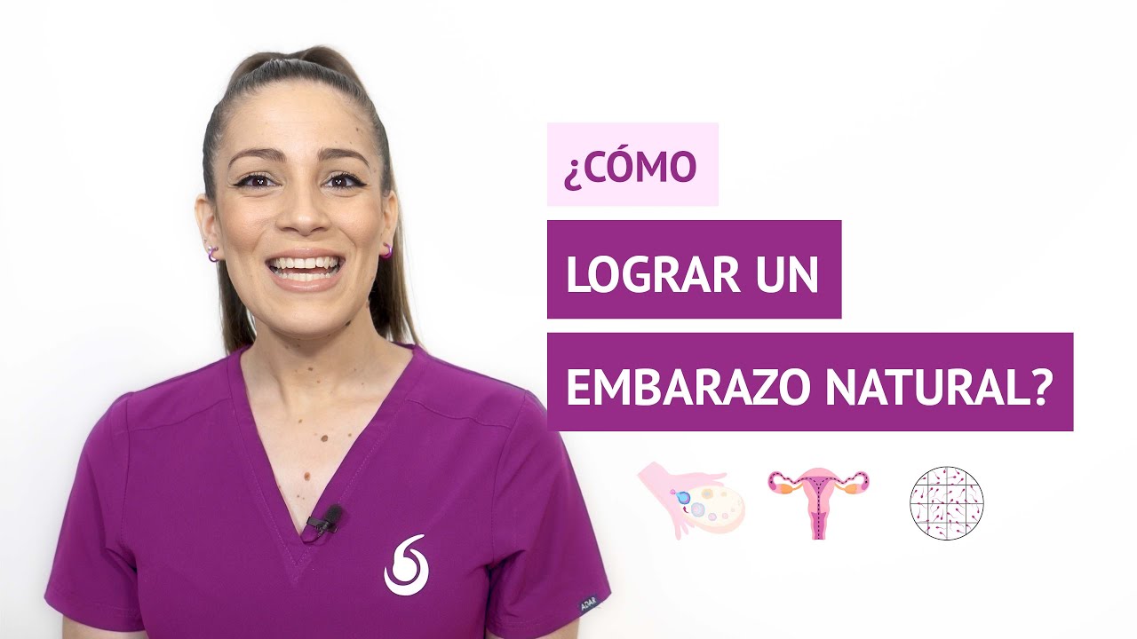 ¿Cómo se puede favorecer quedar embarazada de forma natural?