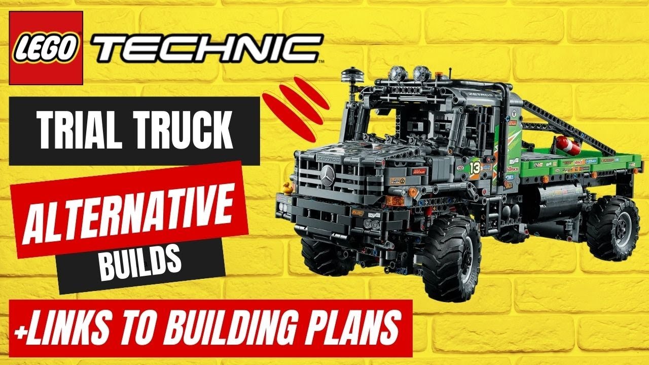 Lego 42129 4x4 Mercedes-Benz Zetros Trial Truck alternative builds | Top 8 alternate of 2023