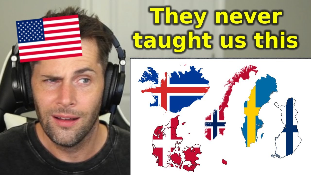 American Reacts to Nordic Countries Explained (funny)