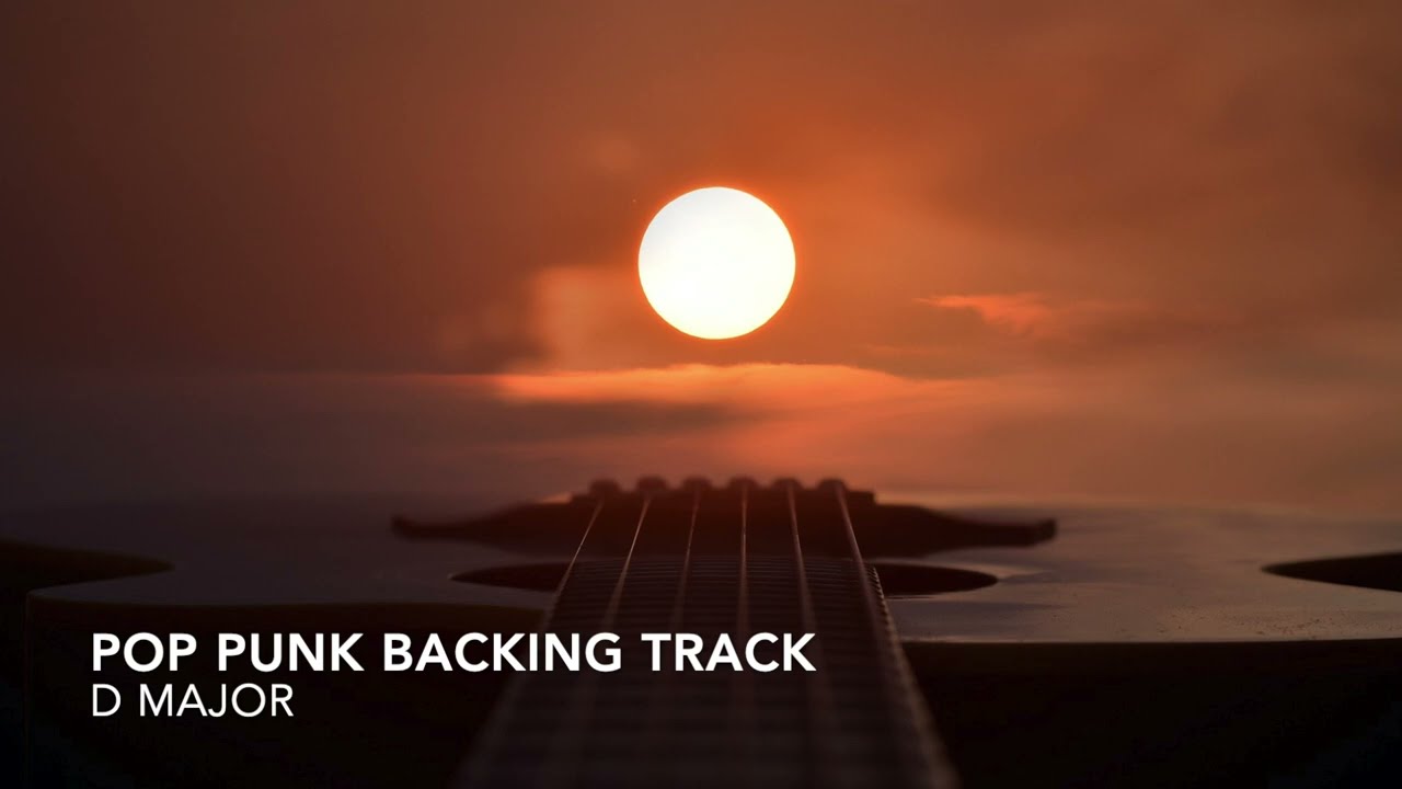 Sunny Pop Punk Backing Track in D
