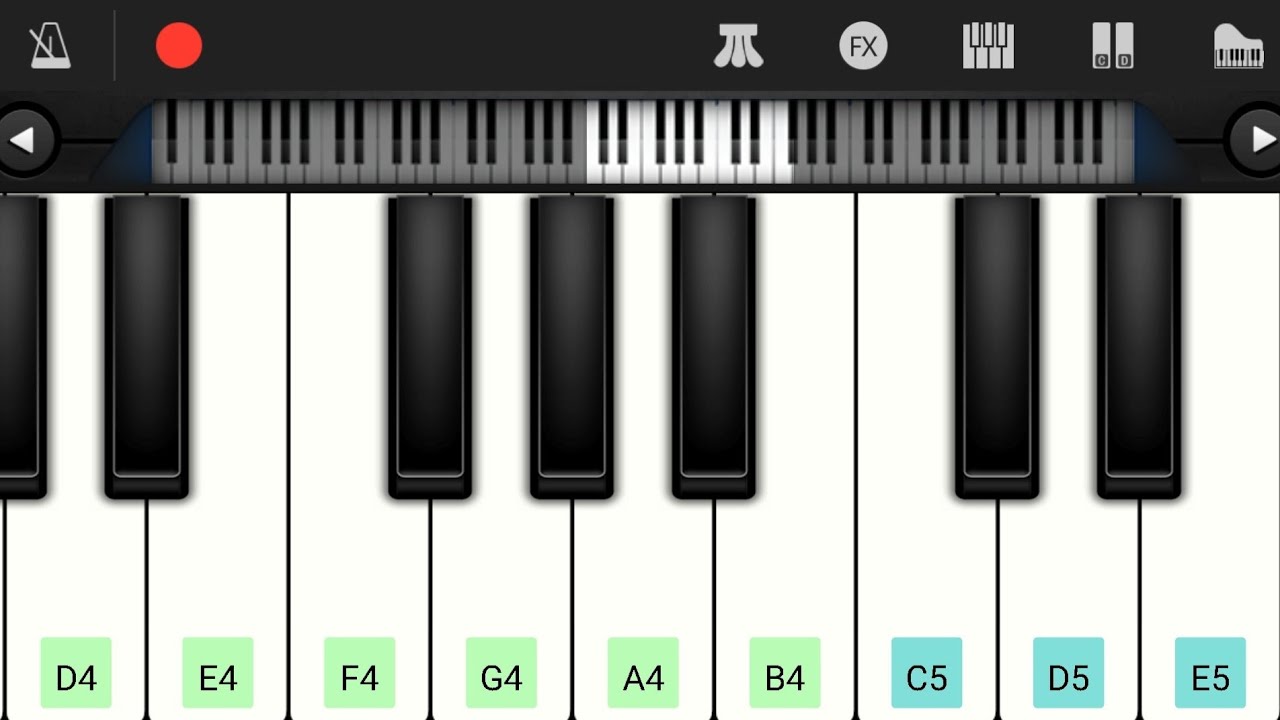 Mere Rashke Kamar Piano Tutorial | Mobile Perfect Piano Tutorial