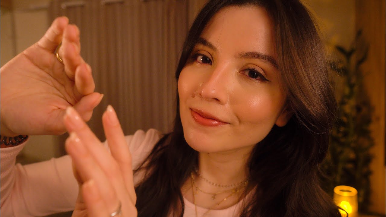 asmr para insônia🌛(hand movements e voz suave)