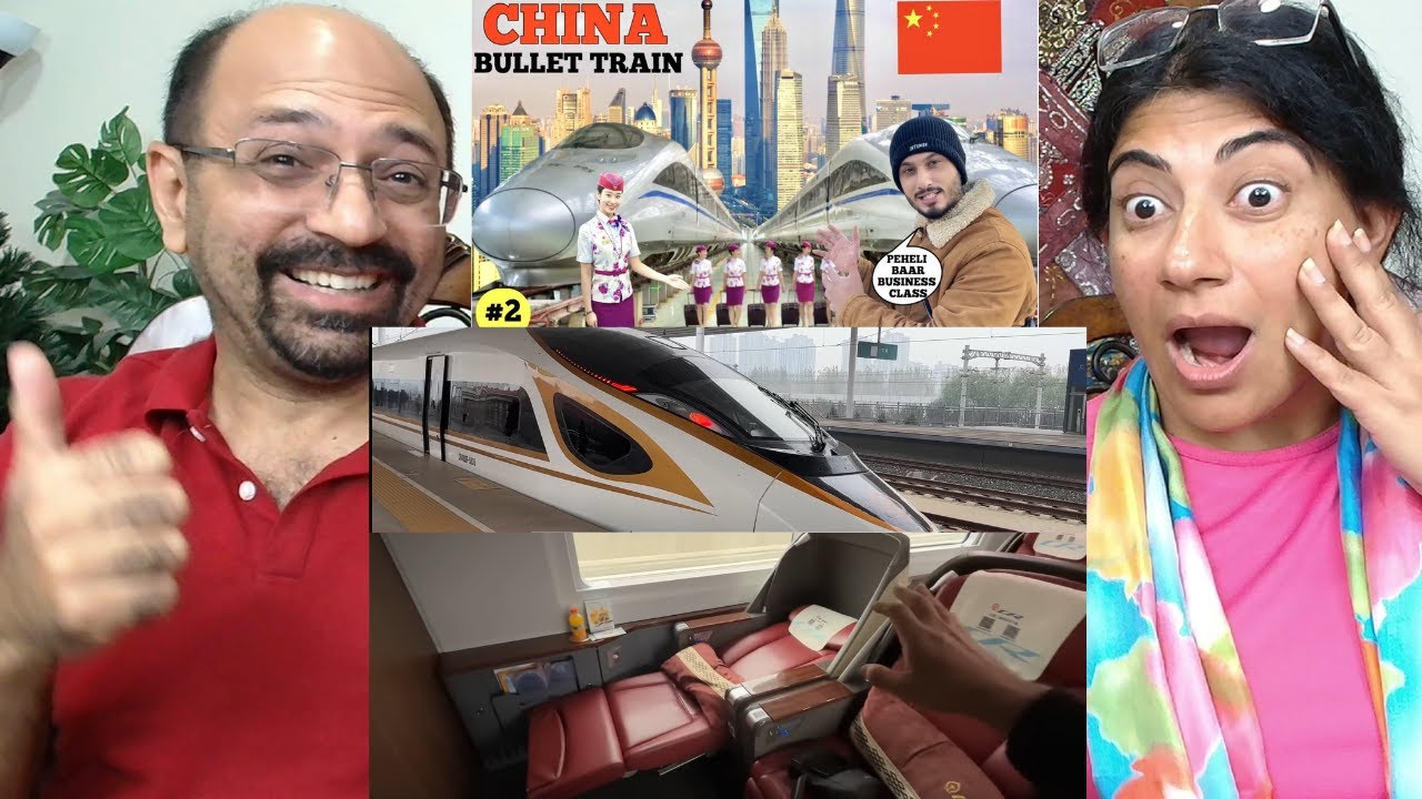 चीन की वीआईपी  बुलिट ट्रैन देख अमेरिकन सुन 😲| World’s Fastest & Luxurious Bullet Train in China😱