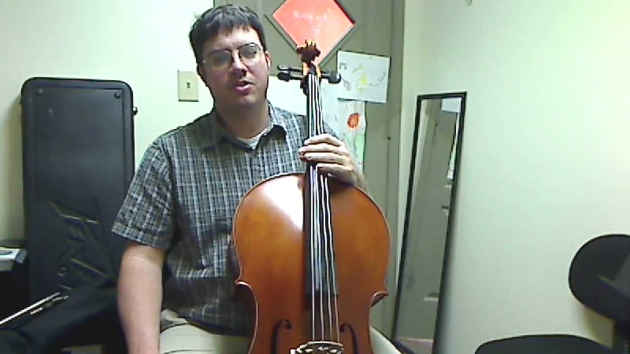 Jazz Cello Lesson -- getting the growl for a walking bass line.
