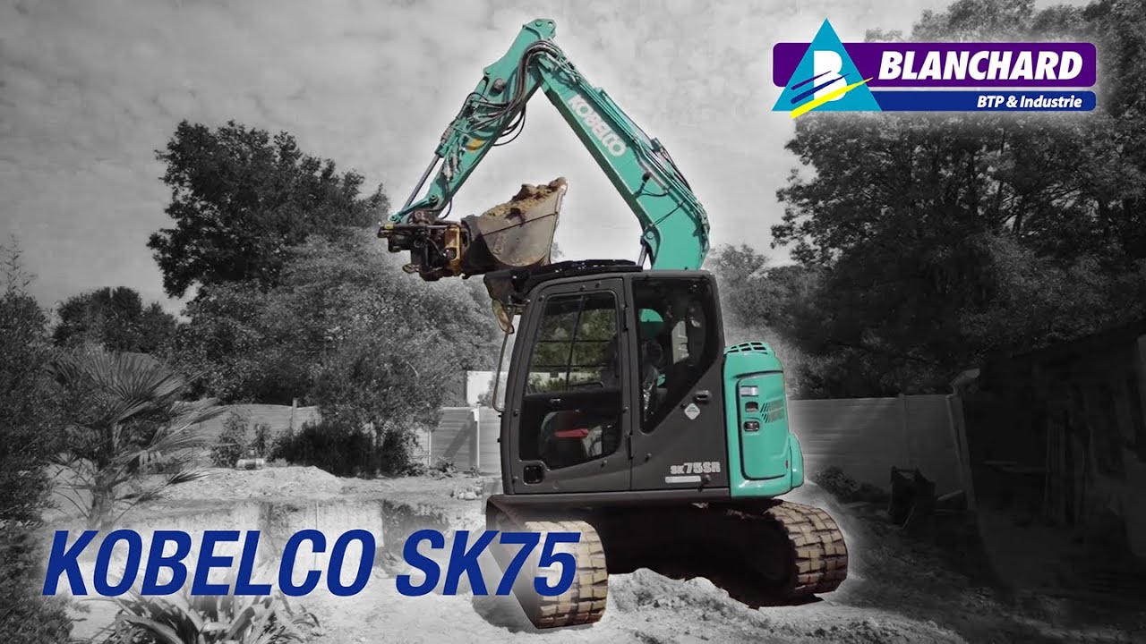 Kobelco sk75  - Piscine