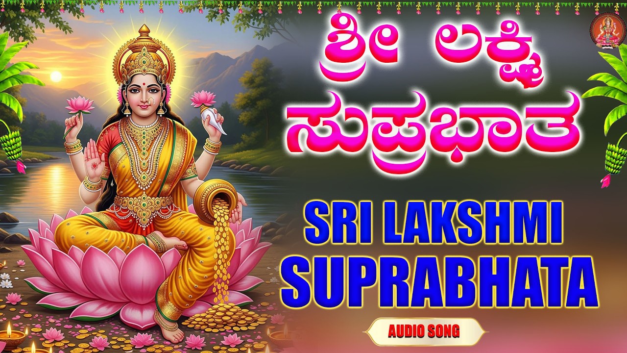 ಶ್ರೀ ಲಕ್ಷ್ಮಿ ಸುಪ್ರಭಾತ  |Sri Lakshmi Suprabhata |ಭಕ್ತಿ ಸುಧೆ|  Devotional|AUDIO SONG