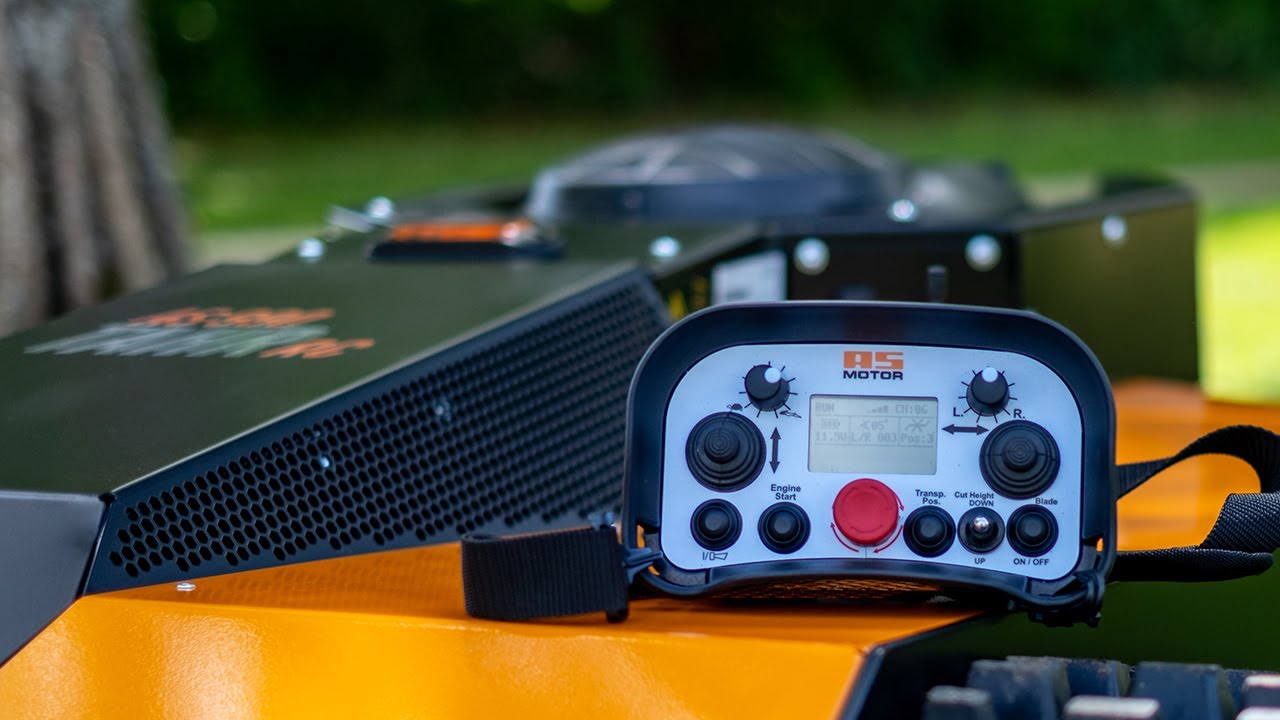 Unaufhaltsam am Steilhang &ndash; AS-Motor RC-M&auml;her im H&auml;rtetest!
