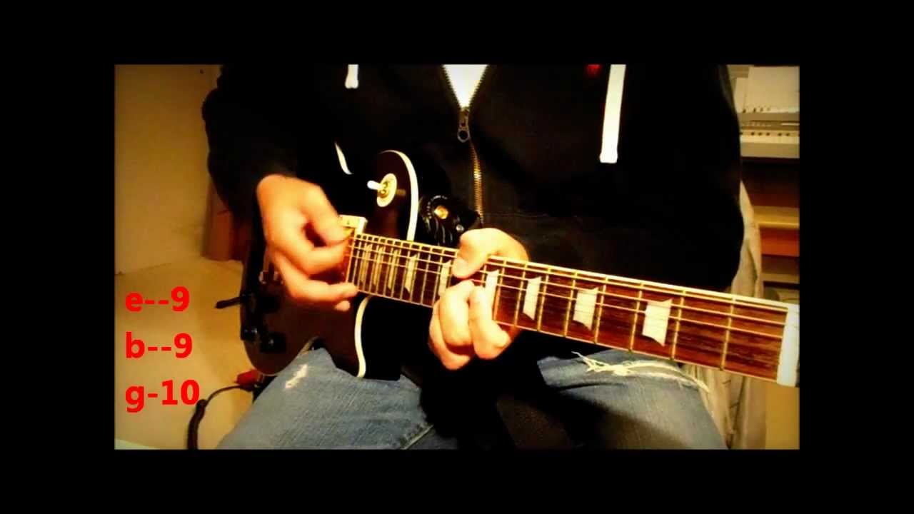 Strokes - Automatic Stop - Guitar Tutorial with Tabs