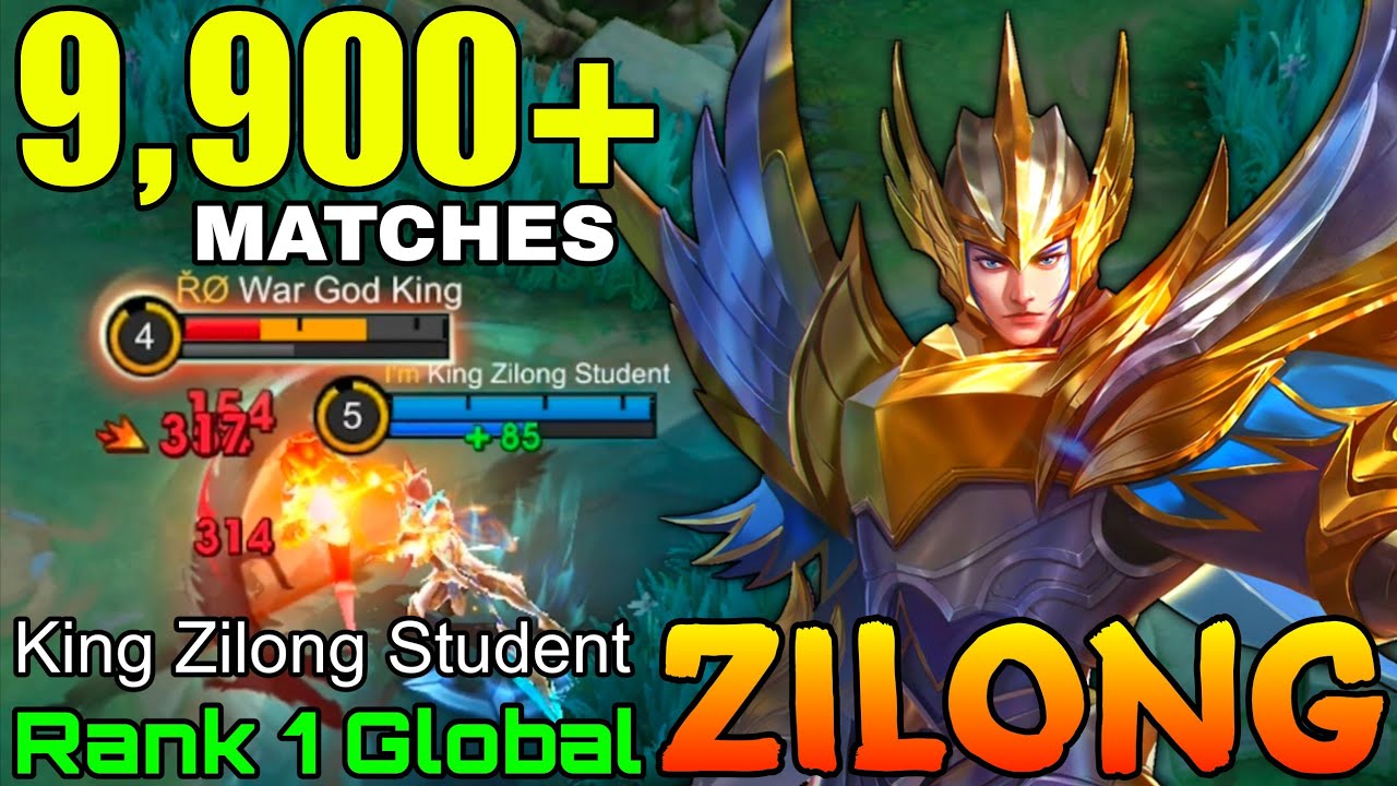 9,900+ Matches Zilong Offlaner Monster - Top 1 Global Zilong by King Zilong Student - Mobile Legends