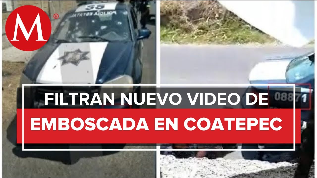 Difunden presunto video de emboscada a polic&iacute;as en Coatepec Harinas, en Edomex