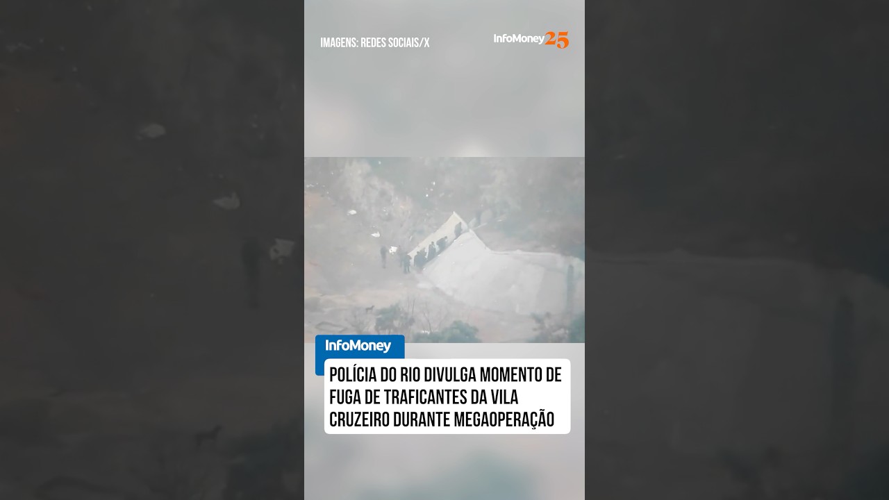 Pol&iacute;cia do Rio divulga momento de fuga de traficantes da Vila Cruzeiro durante megaopera&ccedil;&atilde;o