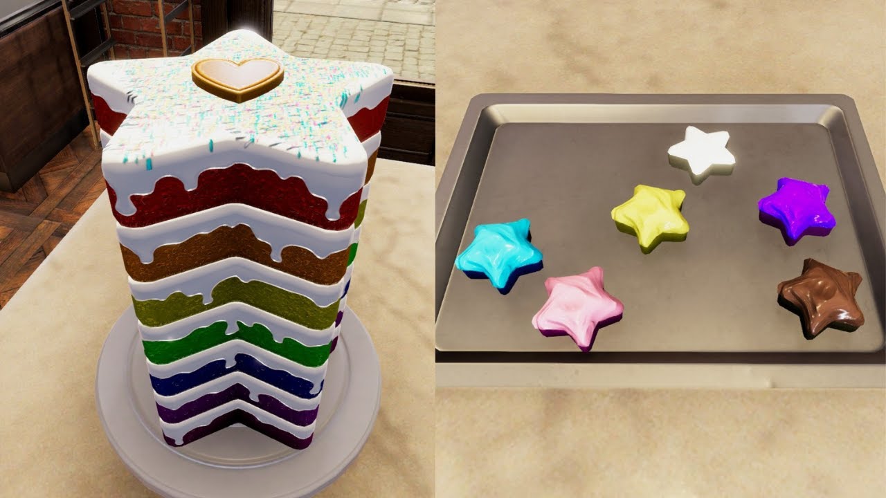 Cooking Simulator Special: Rainbow Cake + Cupcakes to support LGTBQ+ people!!! (DLC) (no commentary)