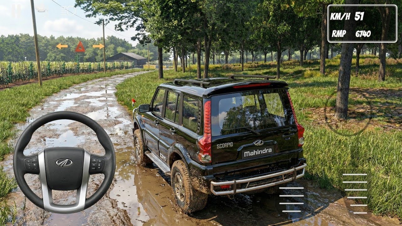 Indian Car Simulator Mahindra Scorpio | Android Gameplay
