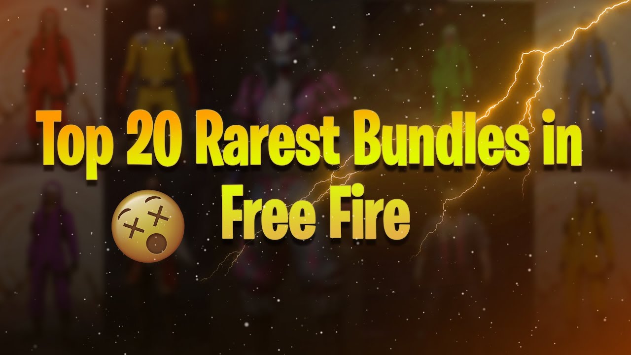 Top 20 Rarest Bundles in Free Fire &ndash; Do You Have One? 🤗Which bundle do you have?