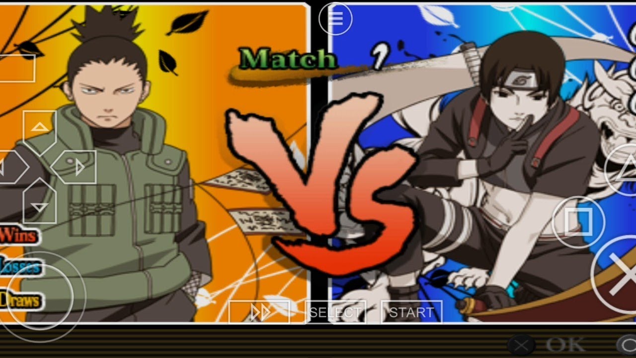 Shikamaru Vs Sai |Naruto ultimate ninja heroes 3| 
