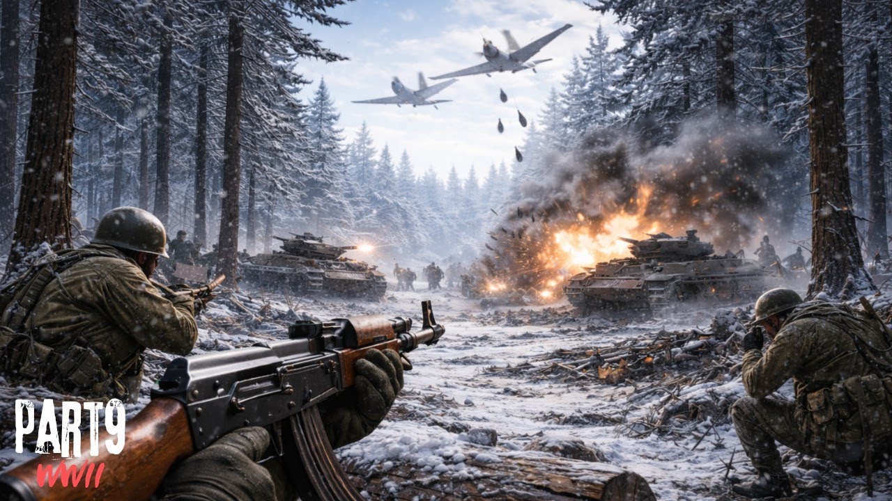 We Were Freezing… Then Germany Attacked! 💥 | Airstrike Saves Us | COD WWII