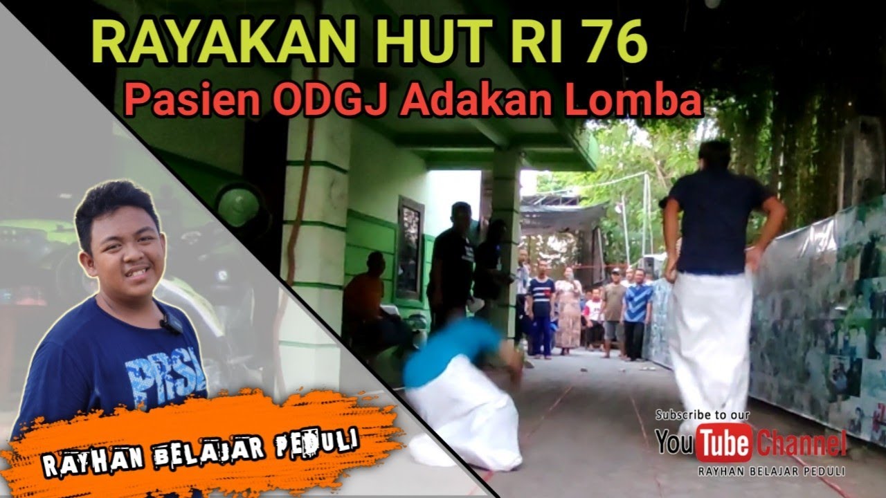 keseruan Lomba Agustusan Para pasien odgj yayasan berkas