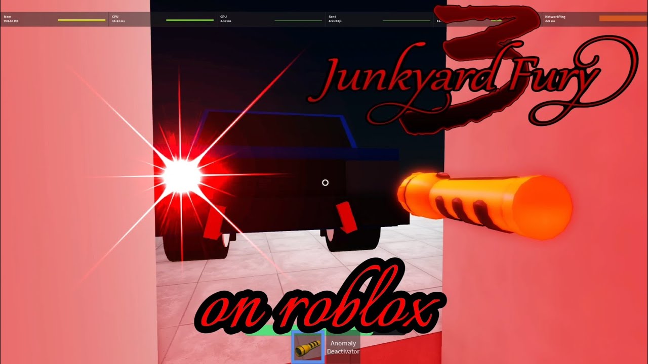 Playing Junkyard Fury 3 on roblox for the first time