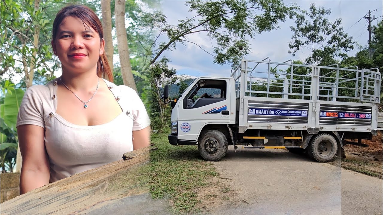 The girl pulled the boat ashore, loaded it onto a truck and took it home for repairs.
