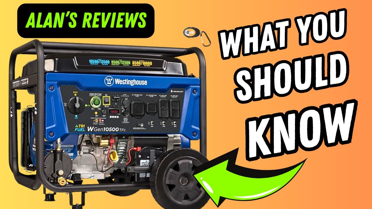 My Review of Westinghouse 13500 W Tri-Fuel Backup Portable Generator, Gas, Propane and Natural Gas