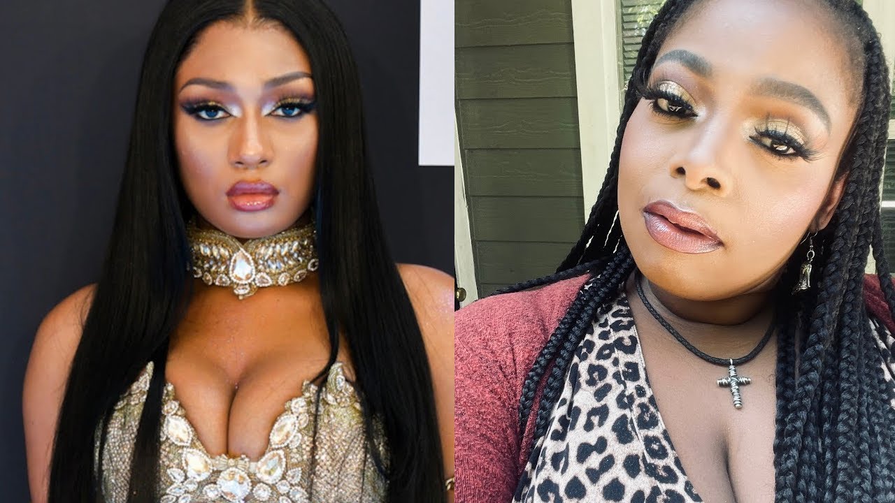 Megan thee stallion-makeup Re-create+Makeup tutorial 2022+Tyequiece+Tyequiece makeup tutorial