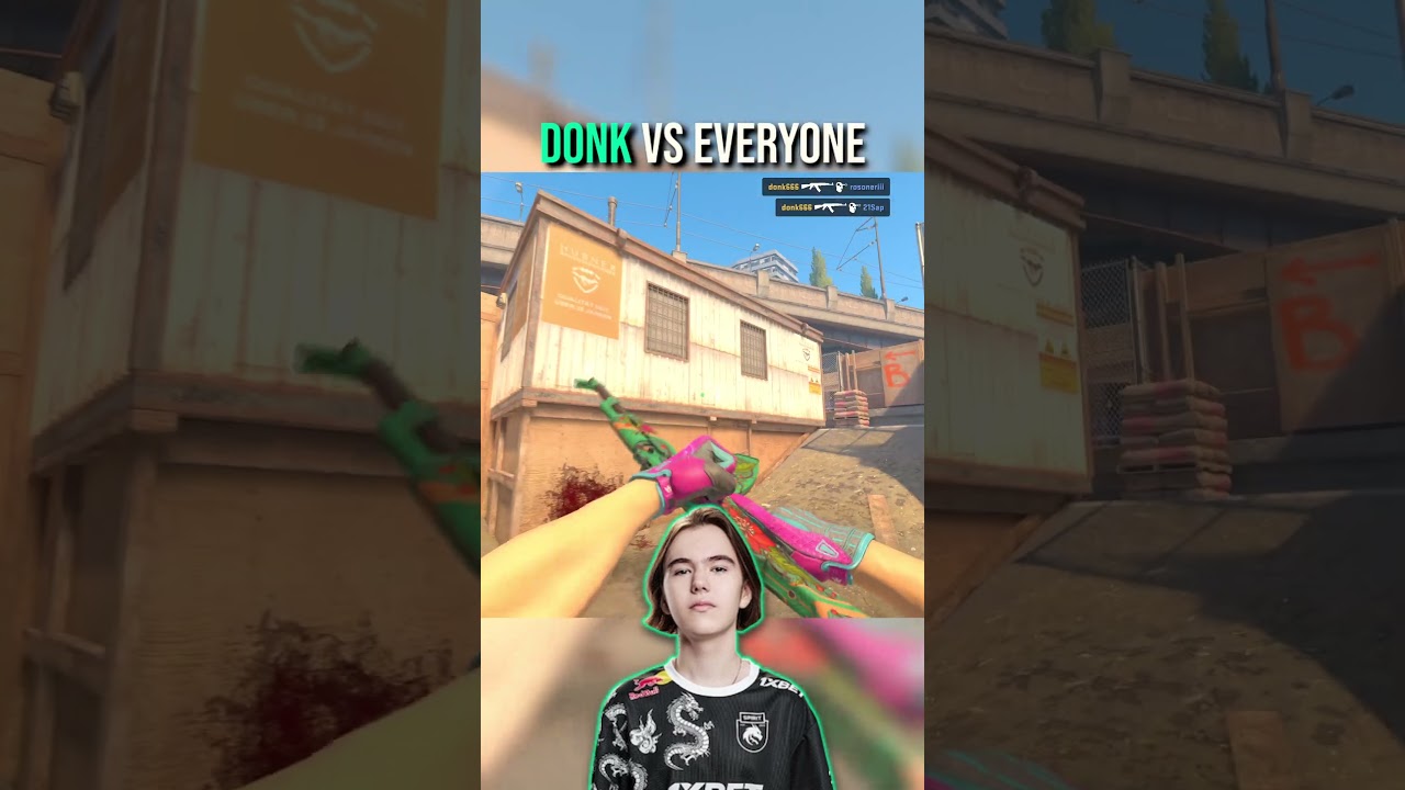 One vs Everyone donk Wins a Wild 1v5 Ace on FACEIT