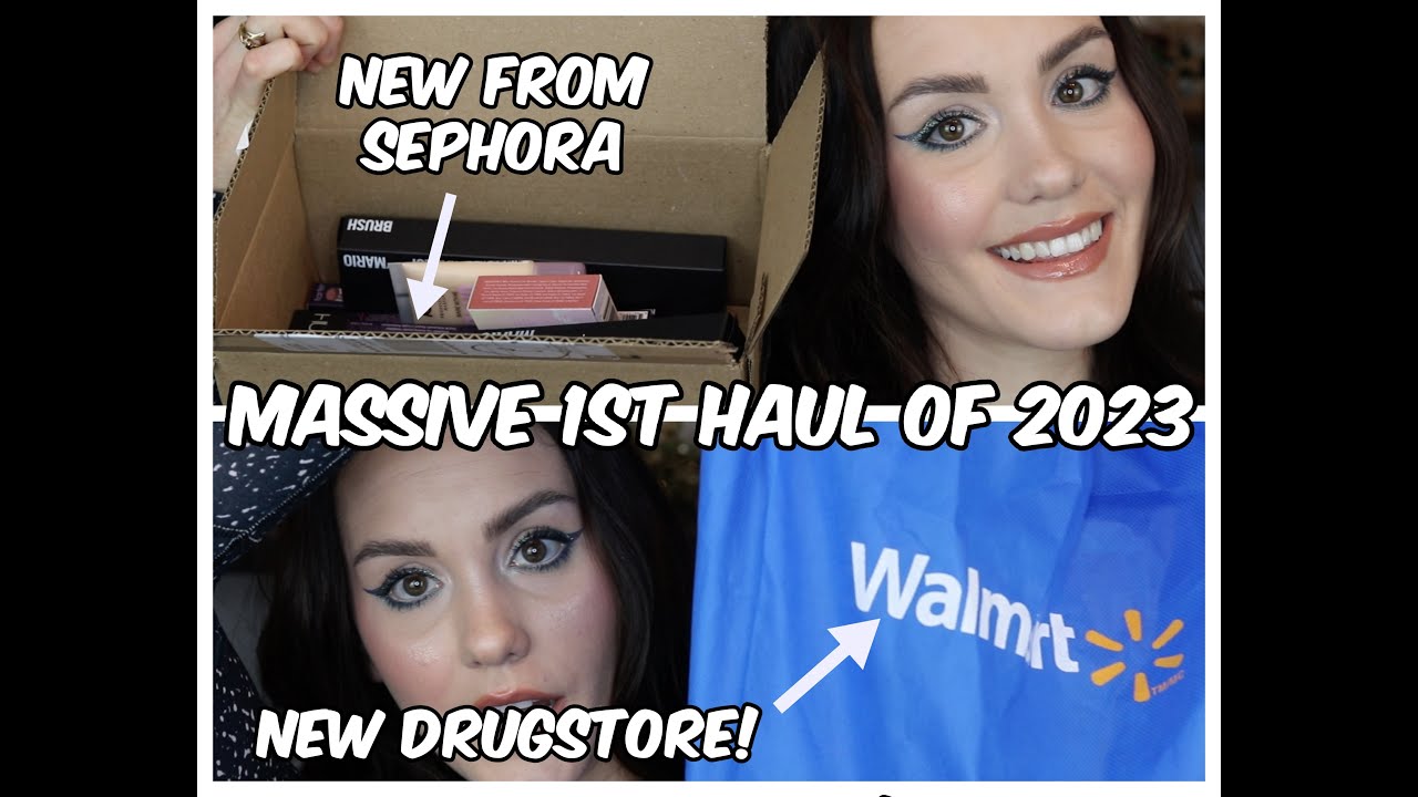 1ST HAUL OF 2023... & IT'S A BIG ONE! SEPHORA & 2 NEW DRUGSTORE BRANDS!!