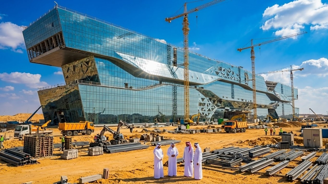 Inside Saudi Arabia's NEOM The Line🇸🇦: How the $500B Mirrored City is Being Built!