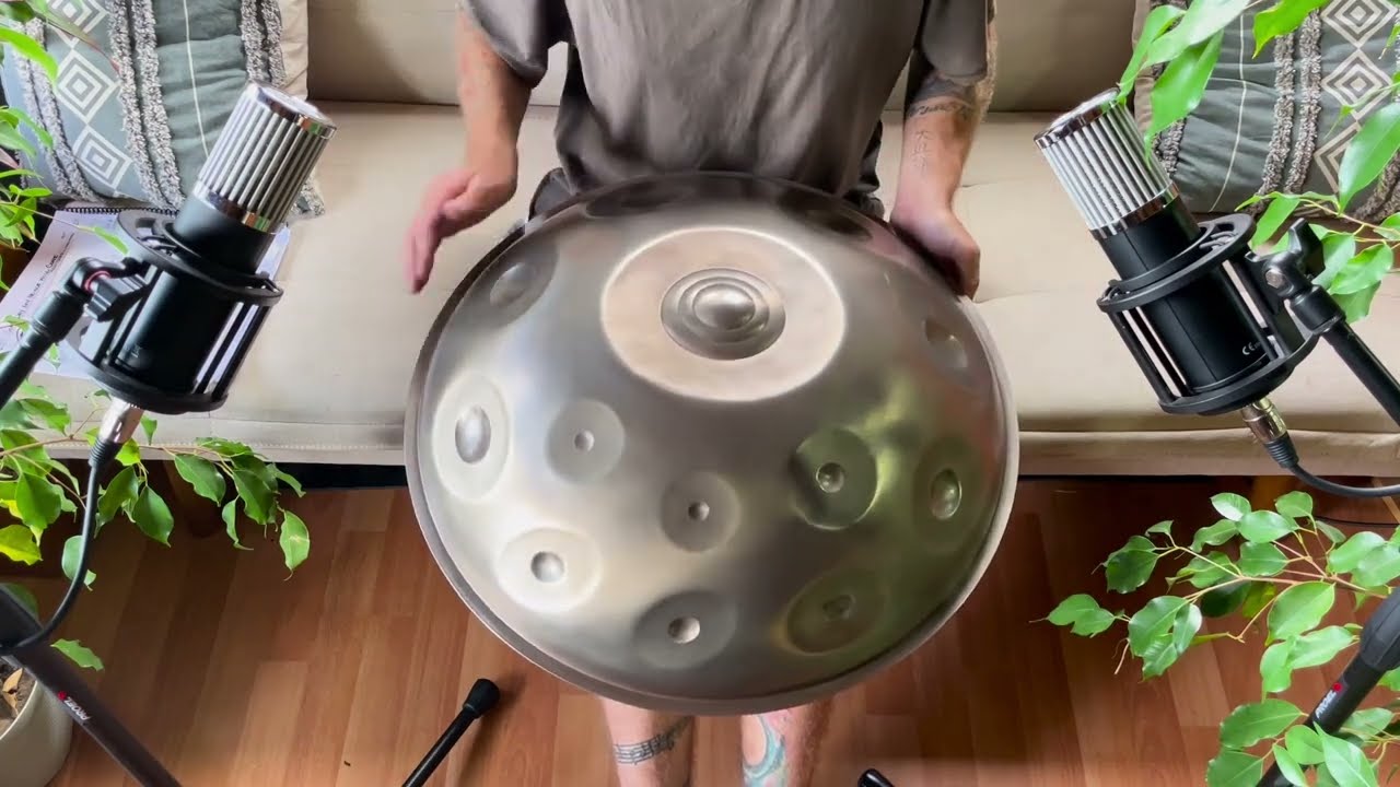 Ziran Handpan - Bb2 Nordlys 18