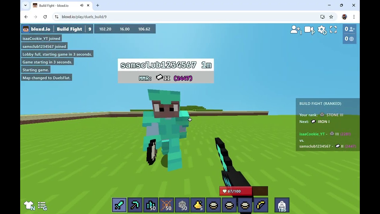 Bloxd but IM BUNS!!!!